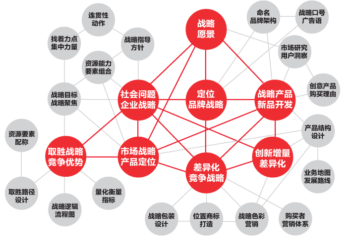 李華清產(chǎn)品戰(zhàn)略八大活動系統(tǒng)組合圖